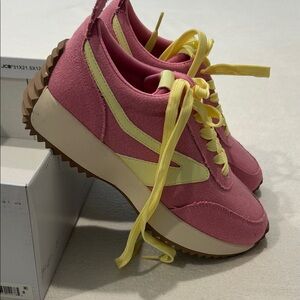 Dolce Vita Women's Sneakers in Pink and Yellow (NEW)